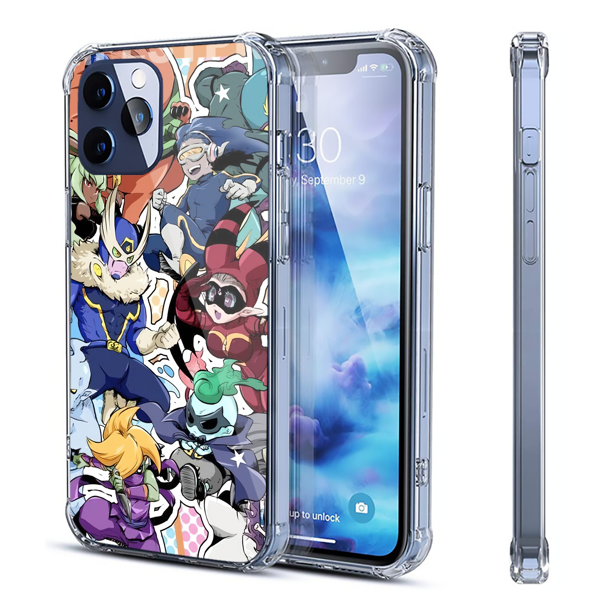 （画像用） 妖怪ウォッチ Yo-kai Watch 【iPhone 12シリーズ対応】透明スマホケース（クリアソフトケース）